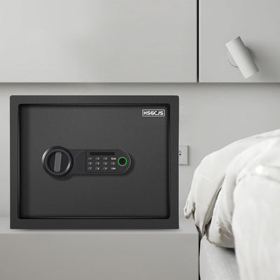 خزنة إلكترونية ذكية ببصمة الإصبع - حماية مثالية، أبعاد 35 × 25 سم
